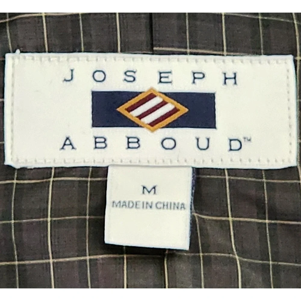Joseph Abboud Men's Brown Wool Poly Blend Suit Vest Size Medium